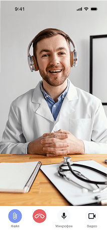 Видеоконсультация с врачом в приложении MedConnect